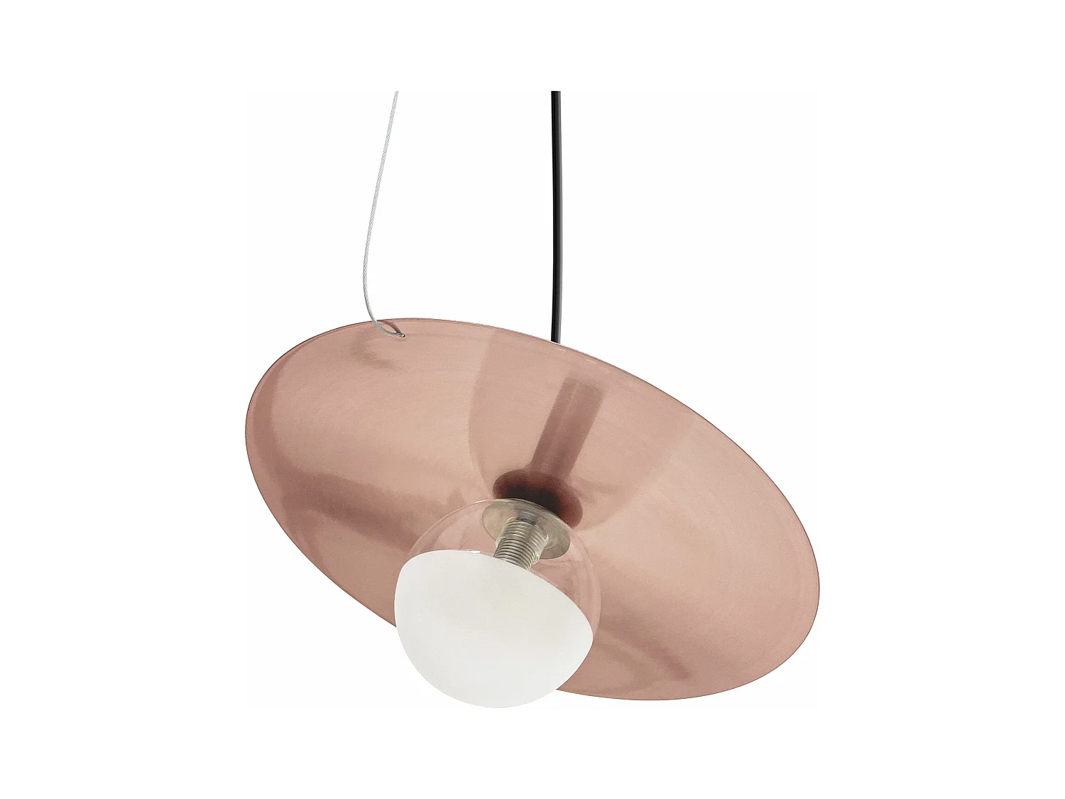 Lampe Suspendue Toolight App1418-Cp Black Rose Gold