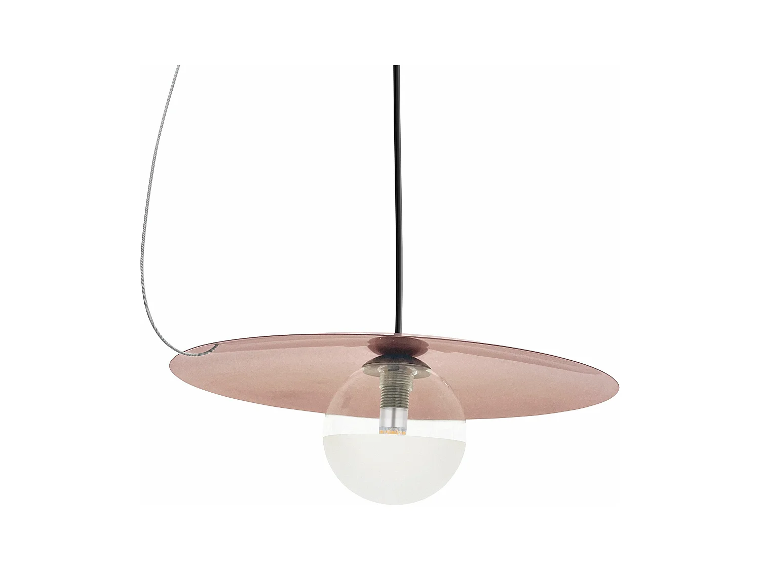 Lampe Suspendue Toolight App1418-Cp Black Rose Gold