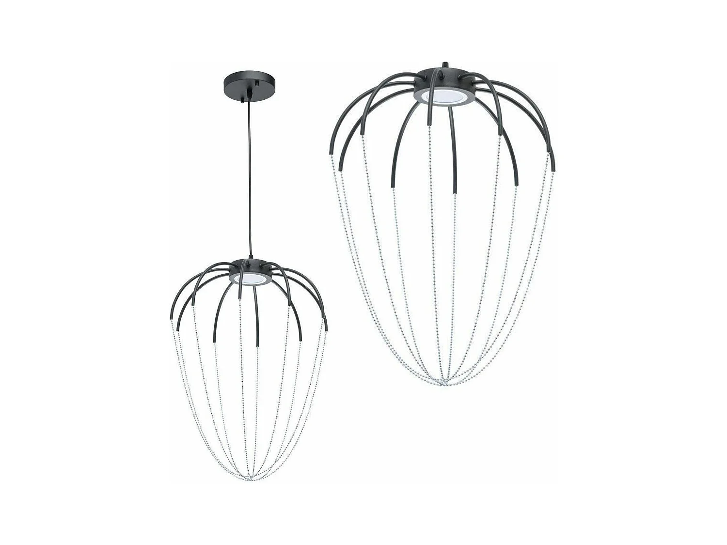 Lampe Suspendue Toolight App1476 Black