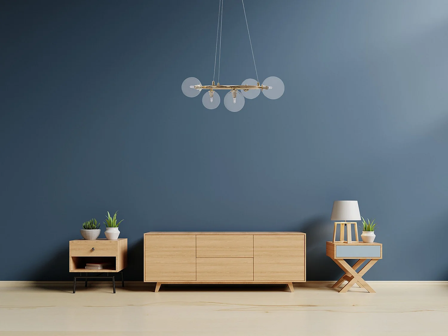 Lampe Suspendue Toolight App1158-6Cp Gold