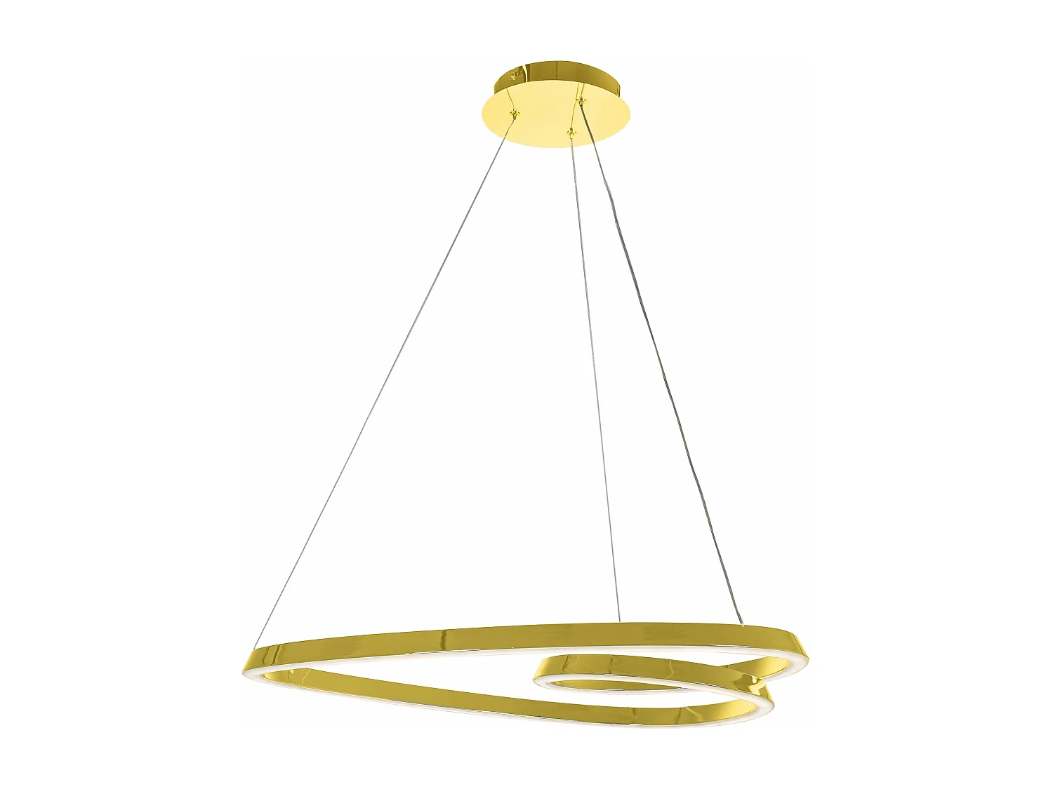 Lampe Suspendue Toolight Led App797-Cp Loop Gold