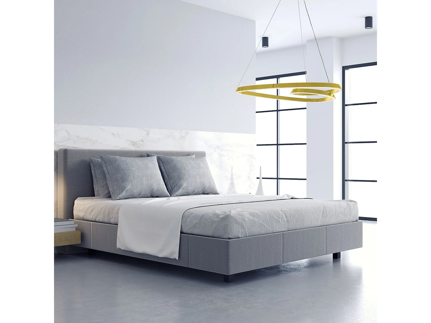 Lampe Suspendue Toolight Led App797-Cp Loop Gold