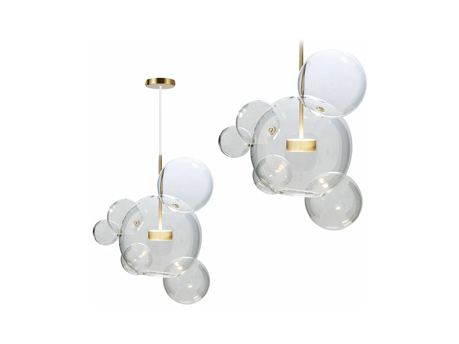 Lampe Suspendue Toolight App650-Cp Gold