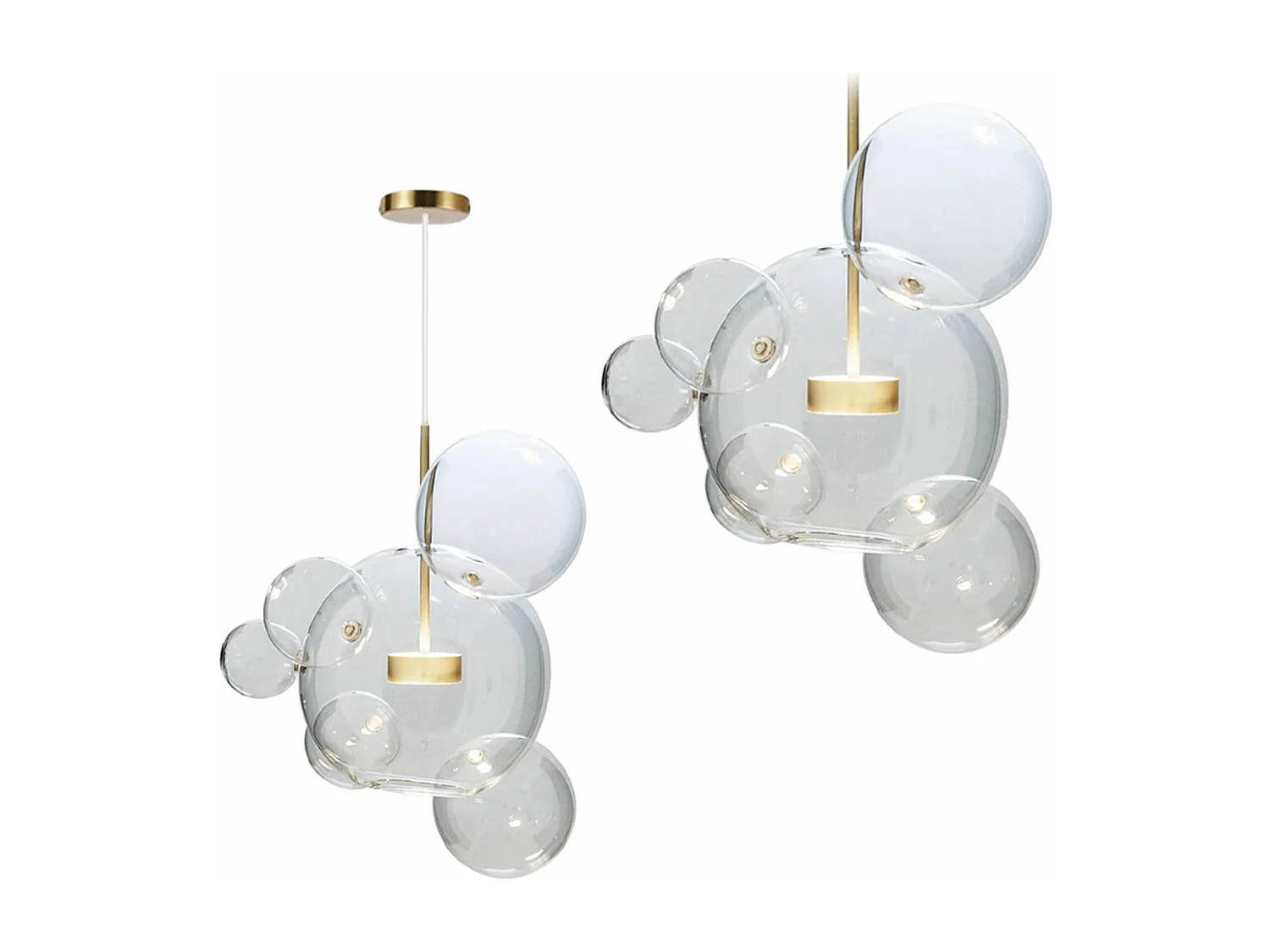 Candeeiro Suspenso Toolight App650-Cp Gold