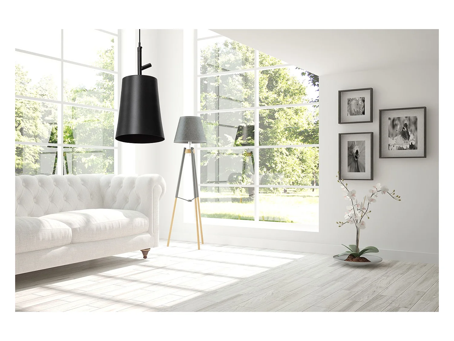 Lampe Suspendue Toolight App1034-1Cp Black