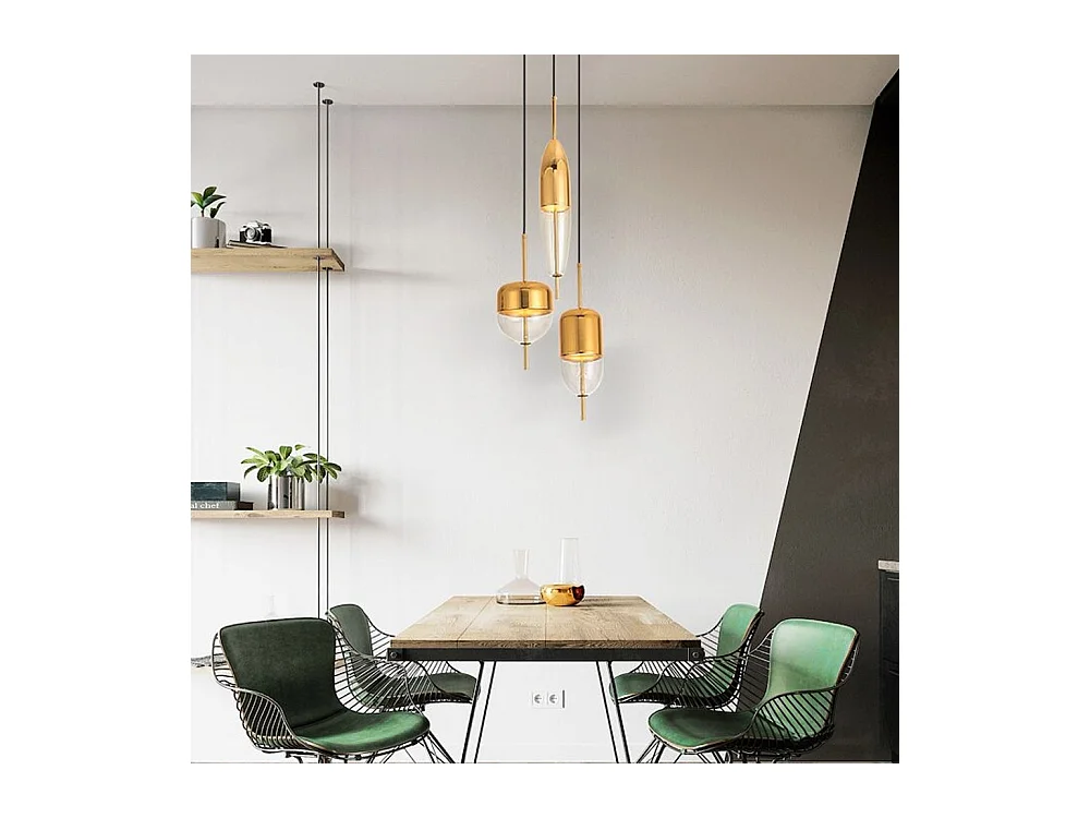 Lampe Suspendue Toolight App549-1Cp Gold