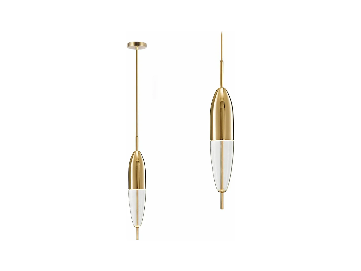 Lampe Suspendue Toolight App549-1Cp Gold