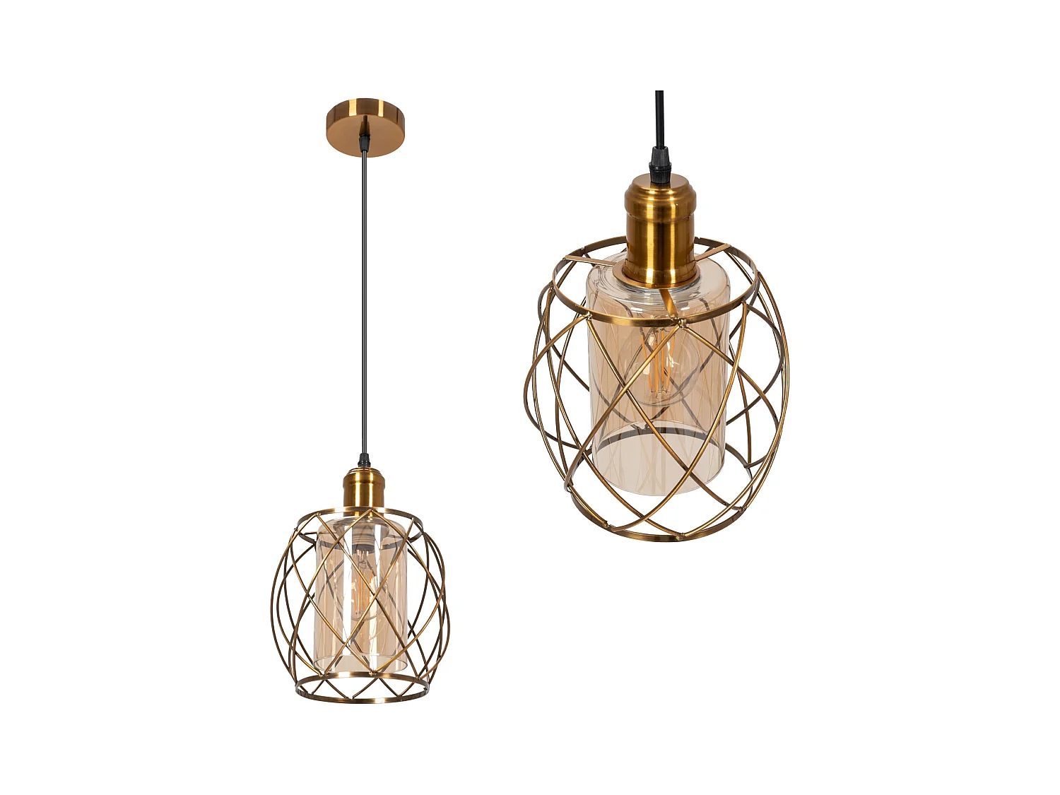 Hängelampe Toolight App1129-1Cp Gold