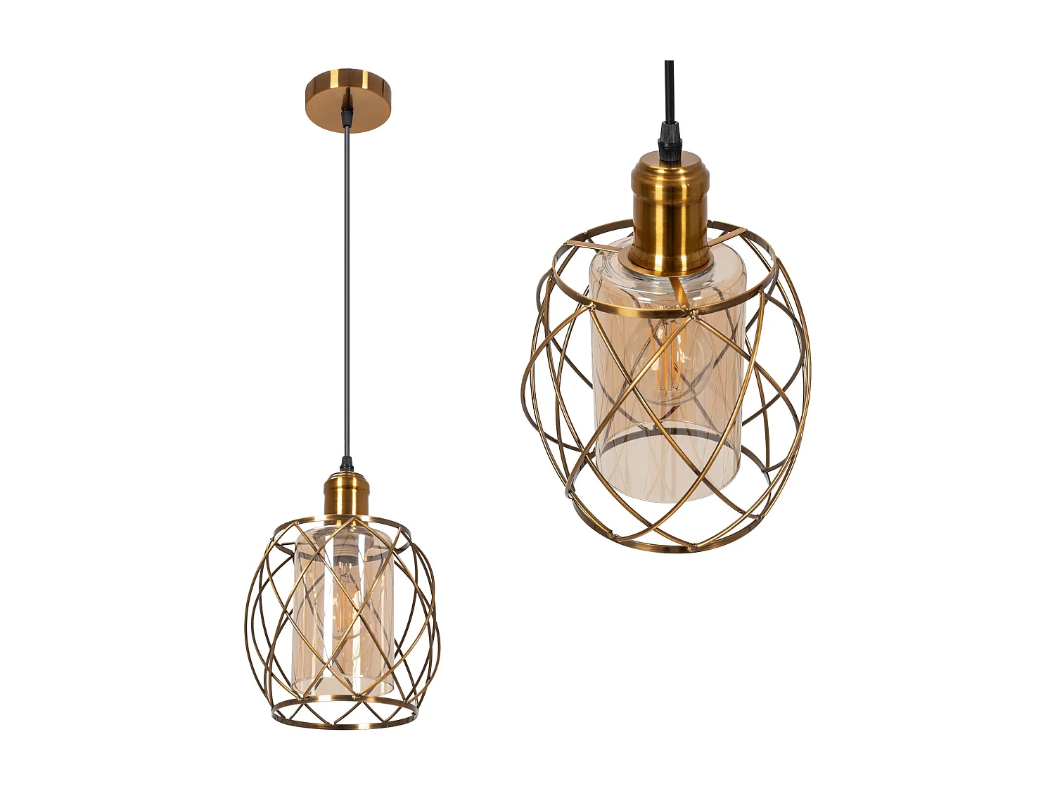 Lampe Suspendue Toolight App1129-1Cp Gold