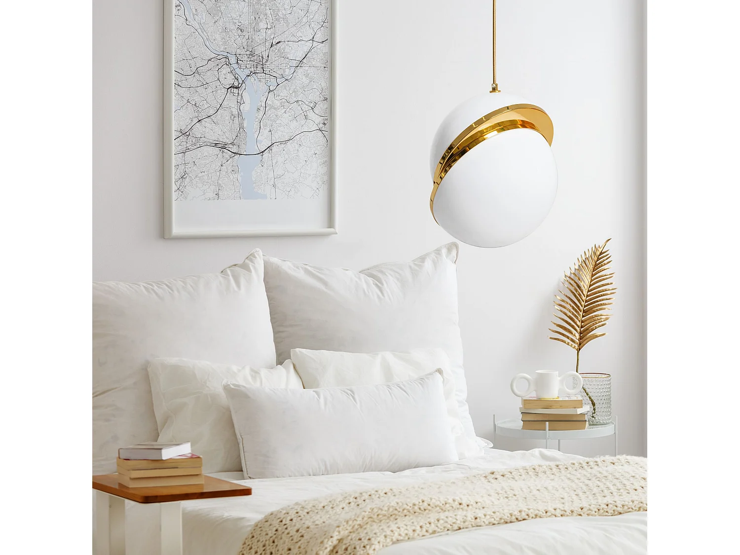 Hanglamp Toolight App481-1Cp White Gold