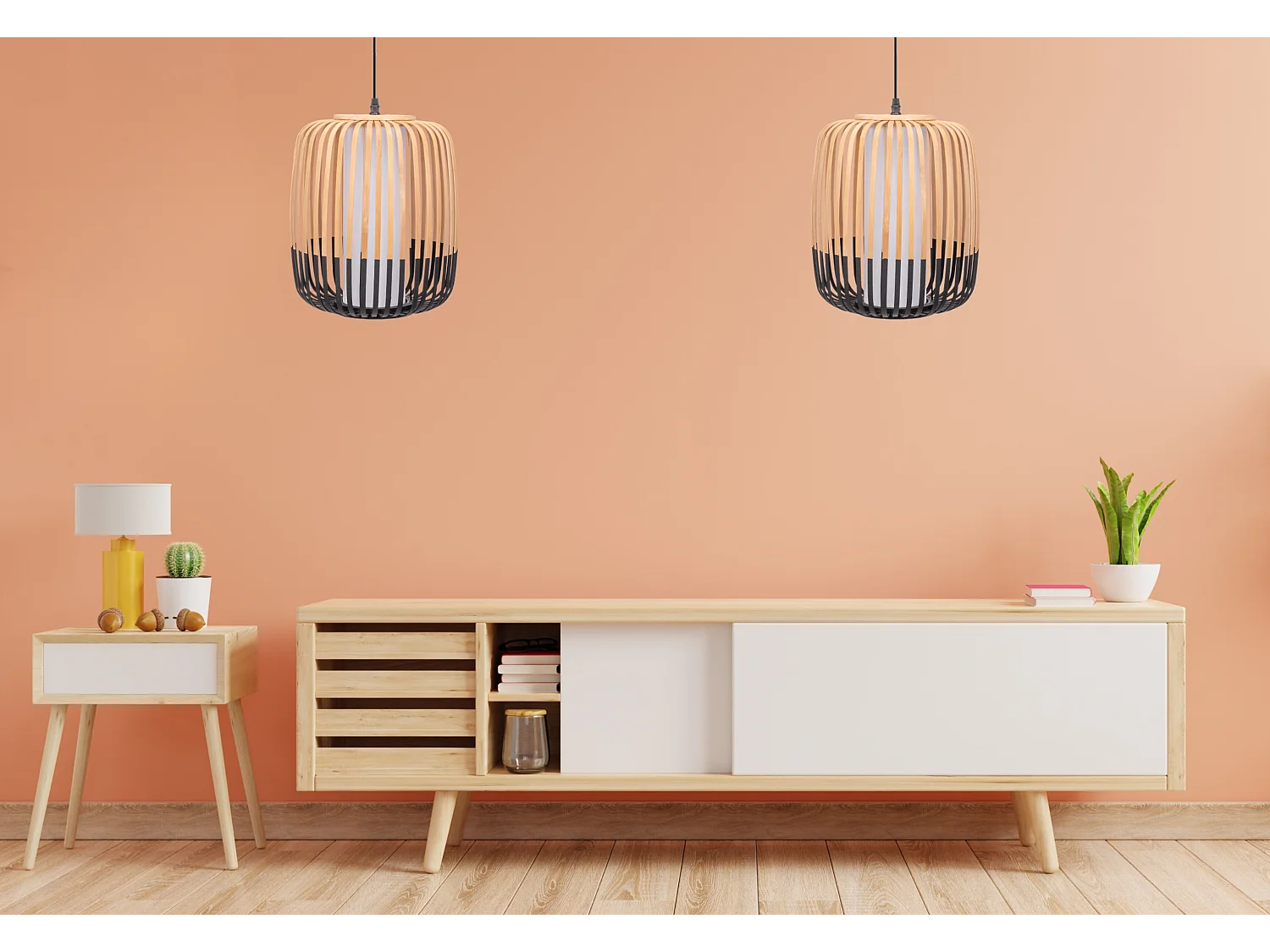 Lampada Toolight App1274-1Cp Boho Brown