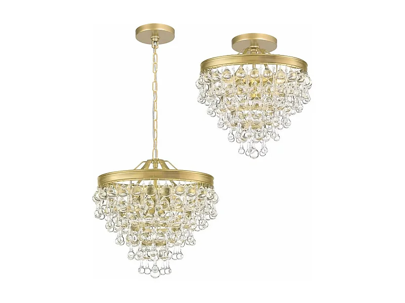 Candeeiro Suspenso Toolight App1621-3Cp Gold