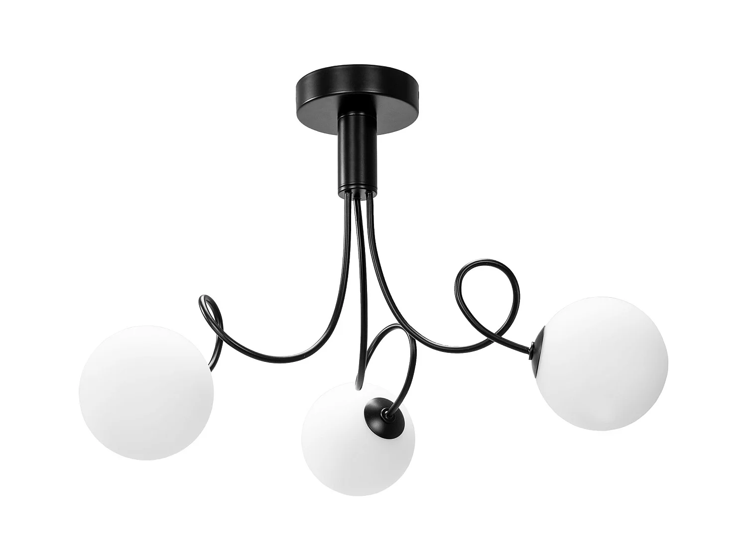 Hanglamp Toolight App1154-3Cp Black White