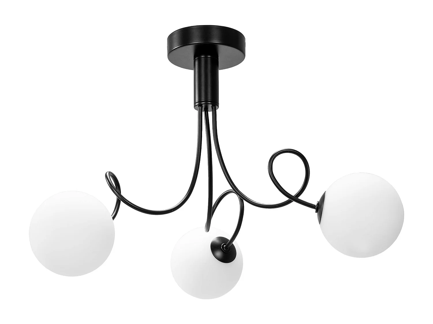Lampe Suspendue Toolight App1154-3Cp Black White