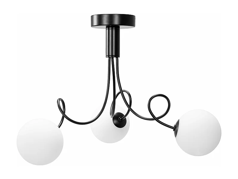 Lampe Suspendue Toolight App1154-3Cp Black White