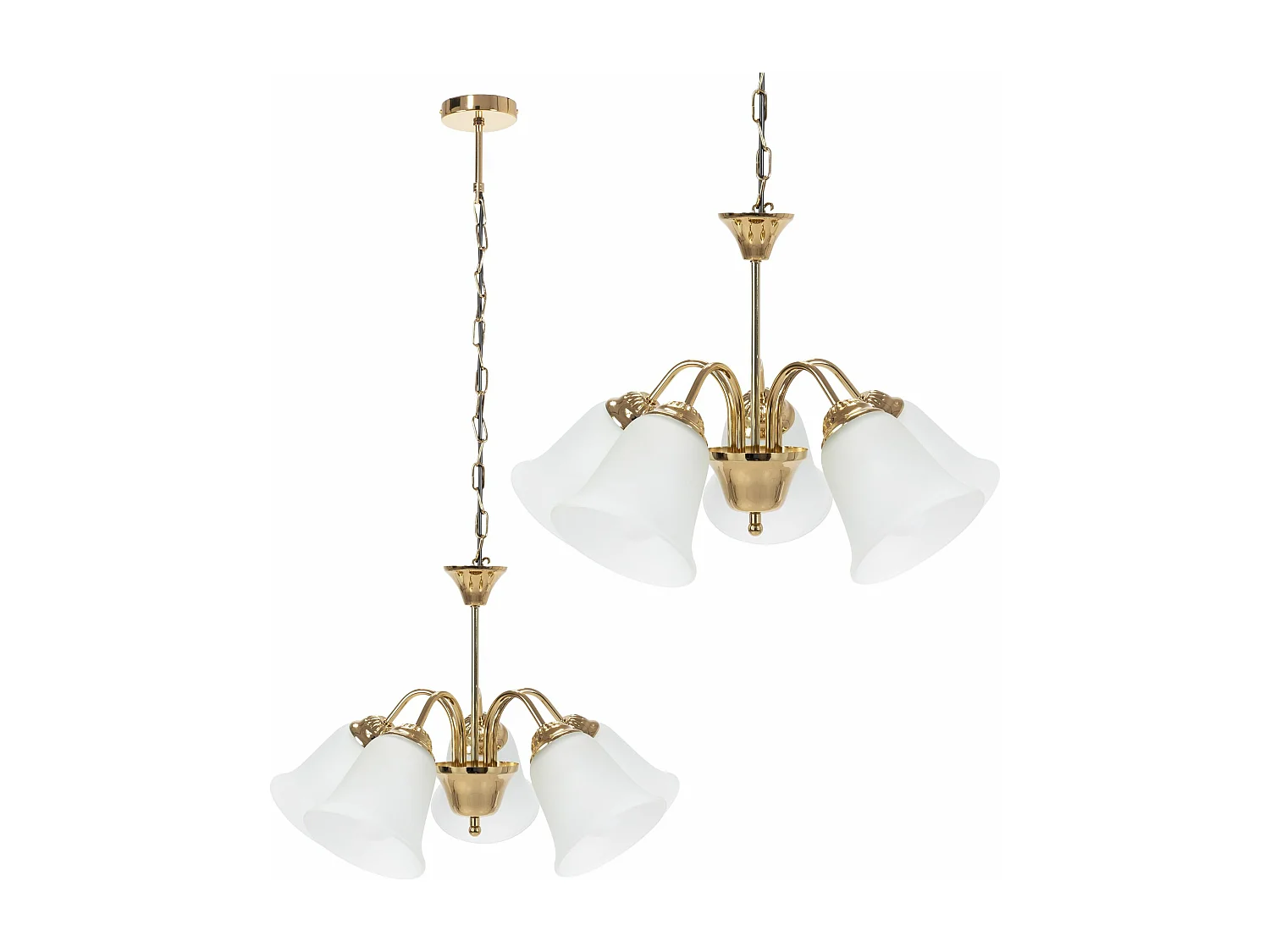 Lampe Suspendue Toolight App959-5Cp Gold