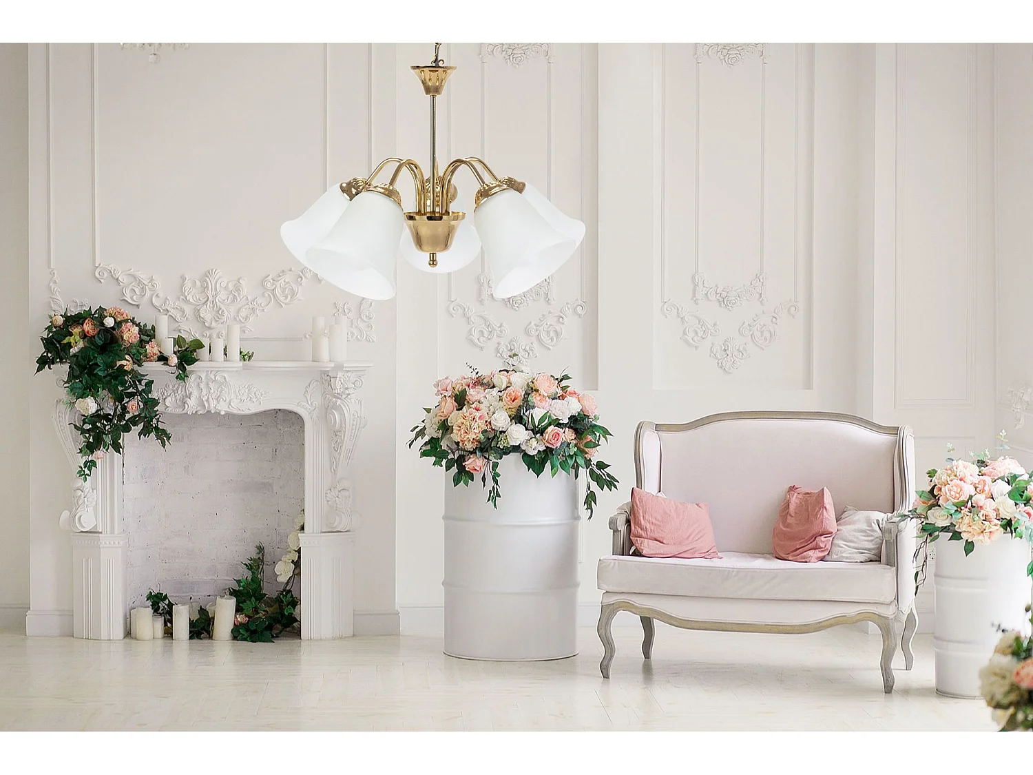 Lampe Suspendue Toolight App959-5Cp Gold