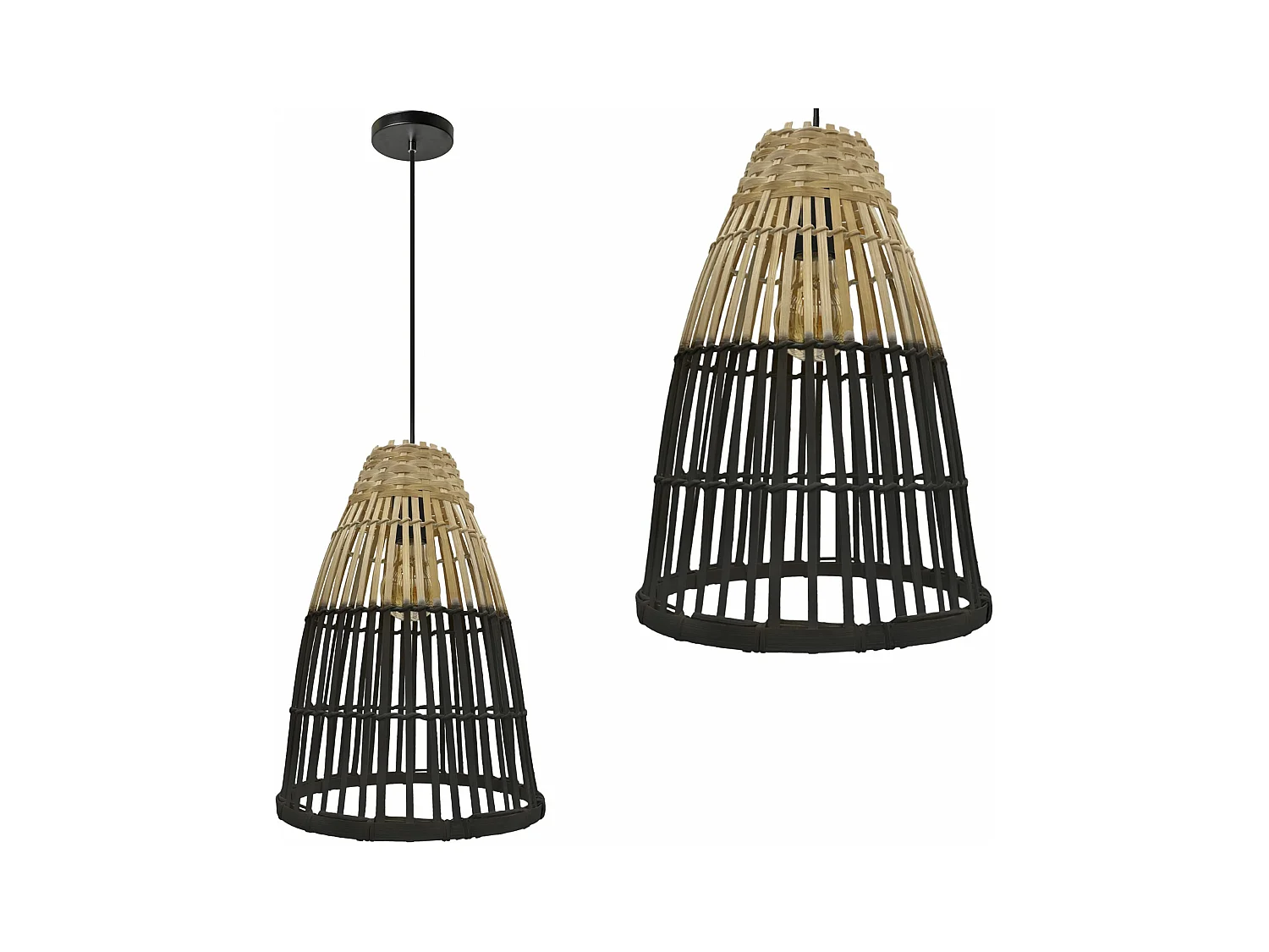 Lampe Suspendue Toolight App1328-1Cp Black