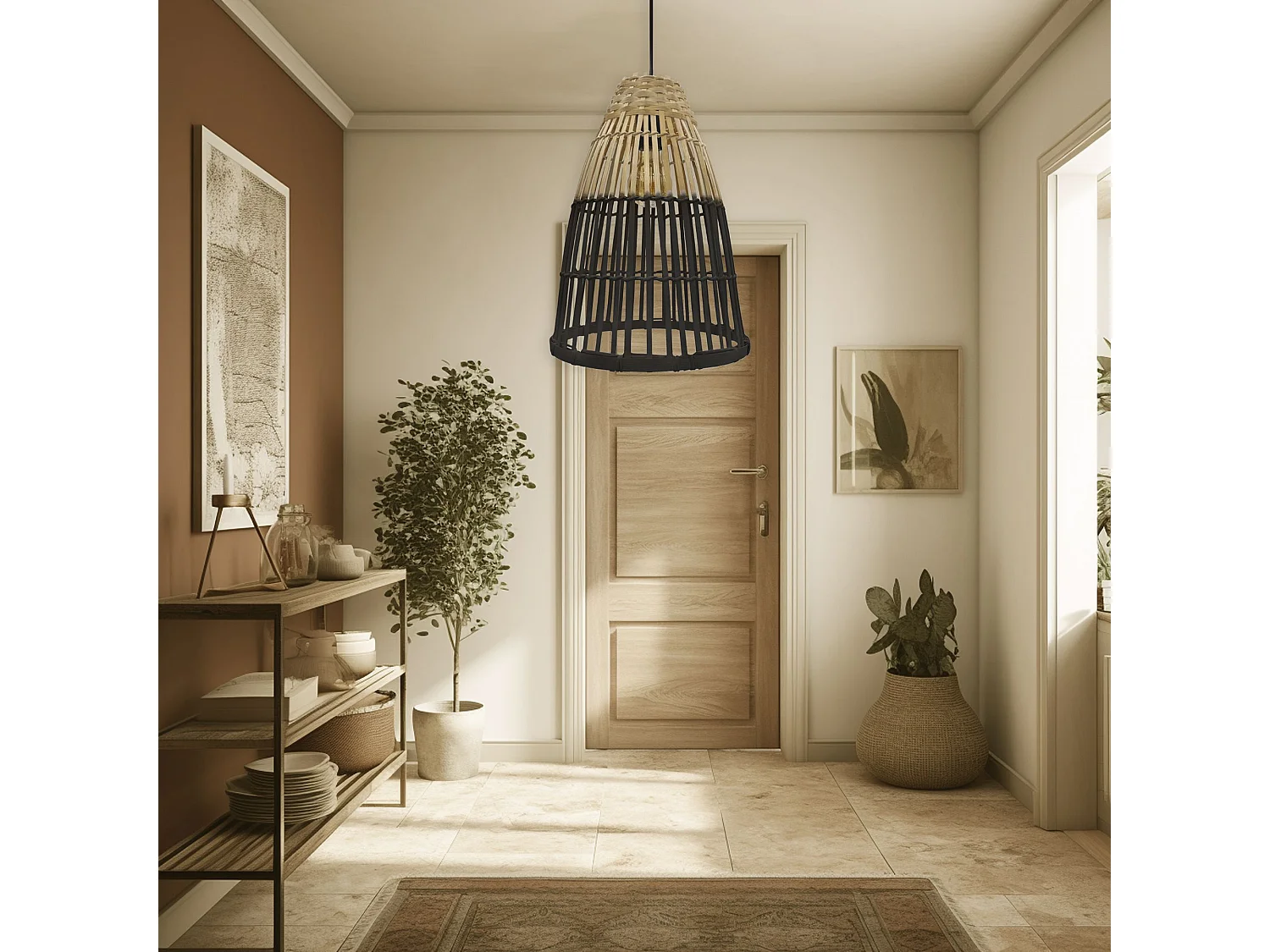 Lampe Suspendue Toolight App1328-1Cp Black