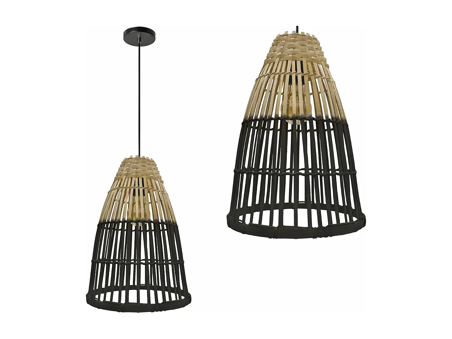 Lampe Suspendue Toolight App1328-1Cp Black