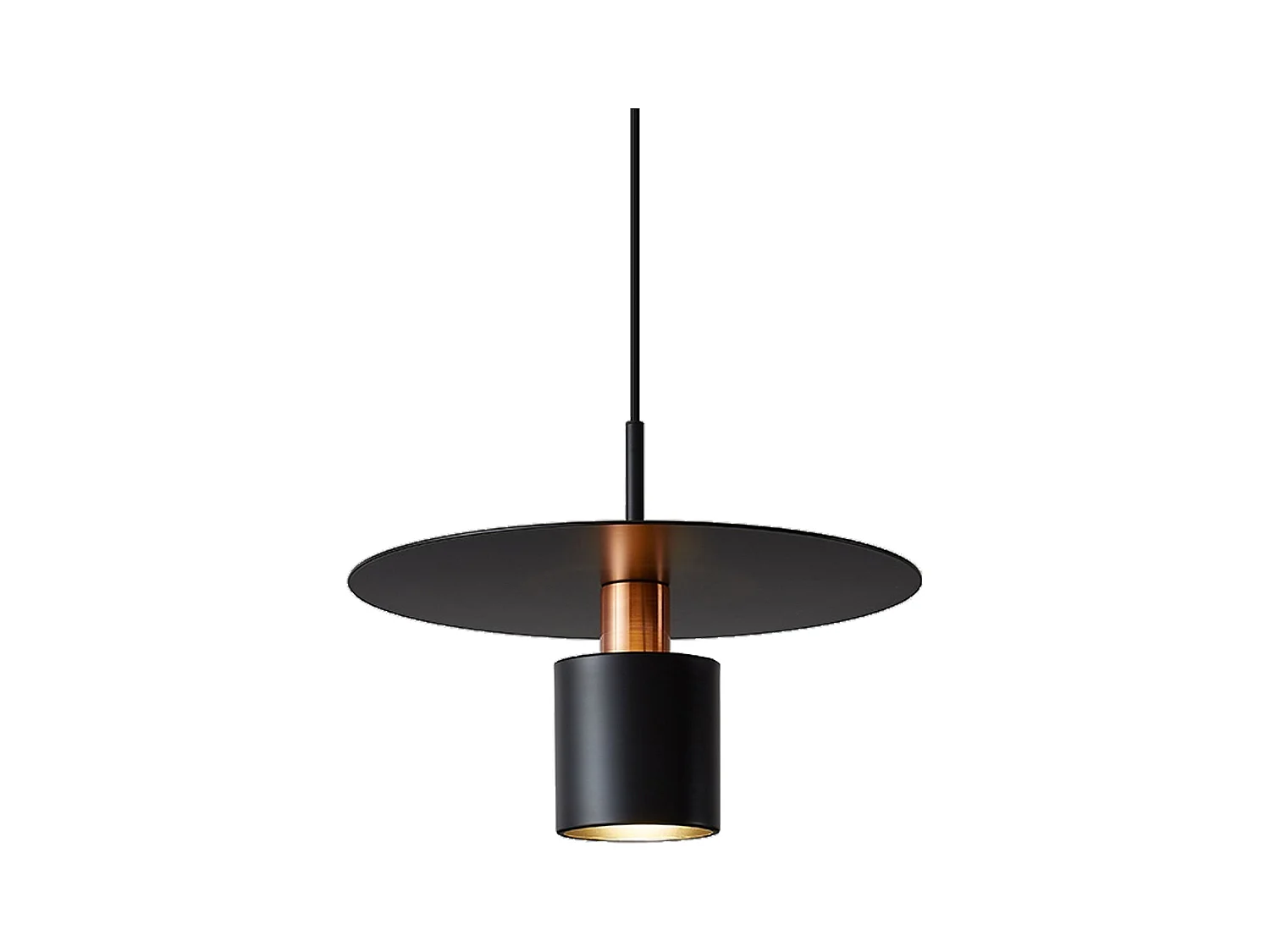 Lampe Suspendue Toolight App1145-1Cp Black Rose Gold