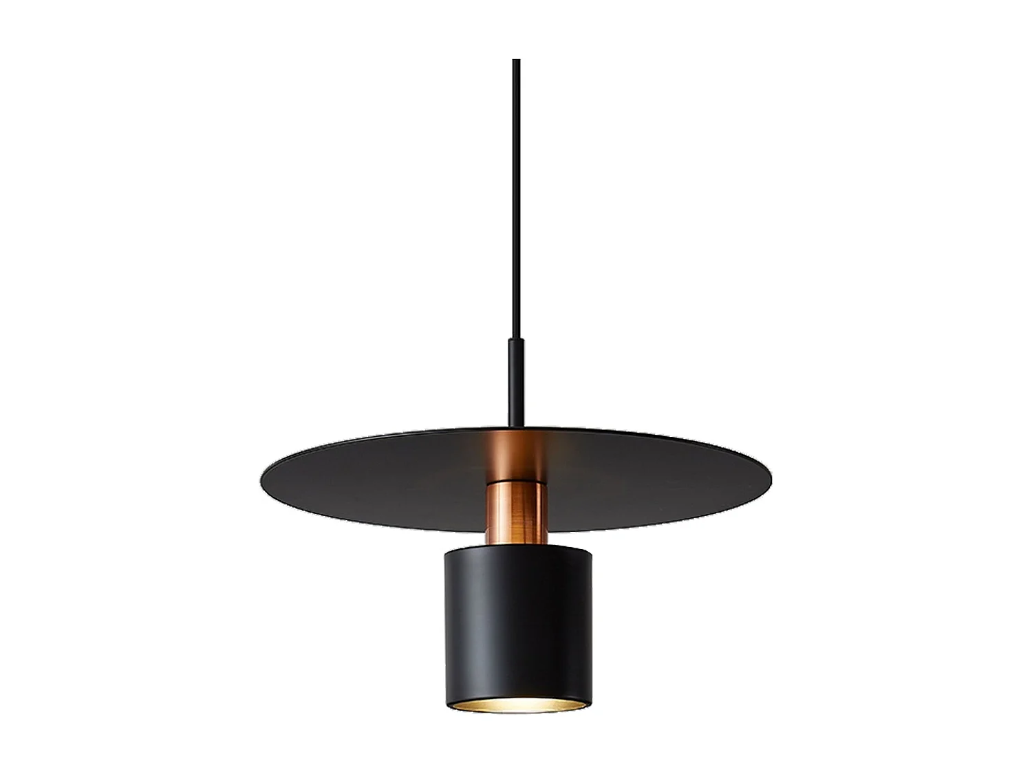 Lampe Suspendue Toolight App1145-1Cp Black Rose Gold