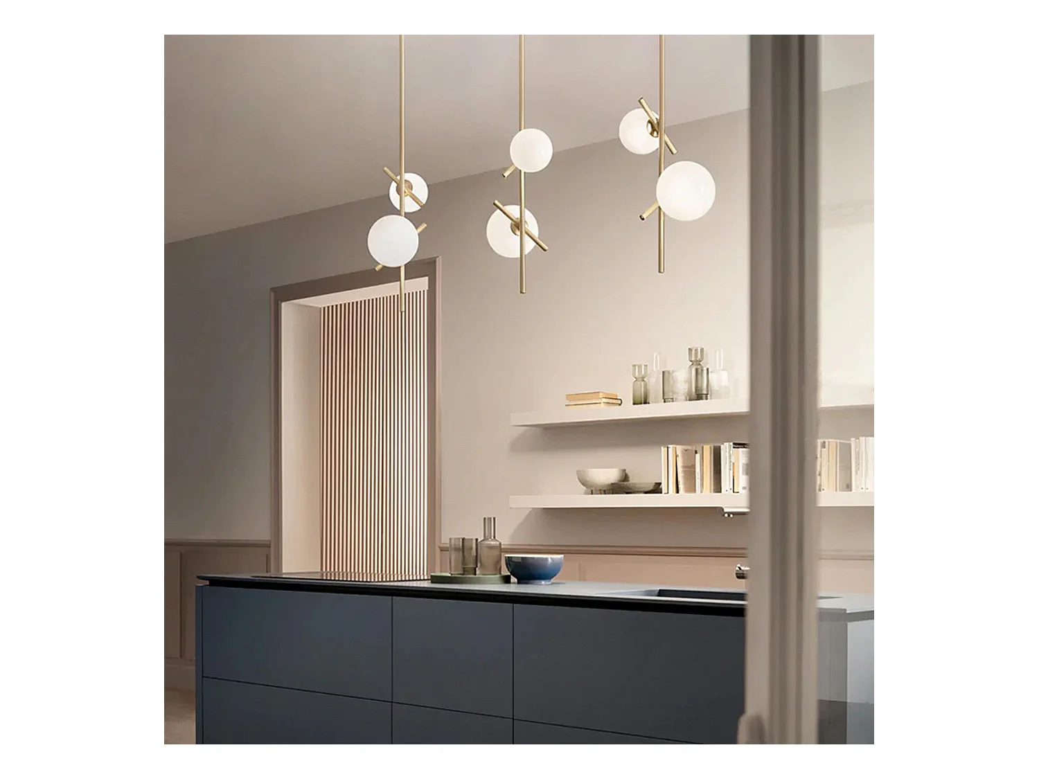 Lampe Suspendue Toolight App1666-2Cp Gold