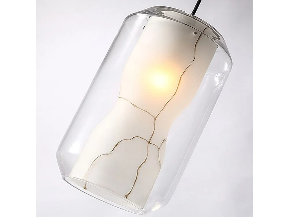 Lampada Toolight App909-1Cp Marble 18Cm Transparent