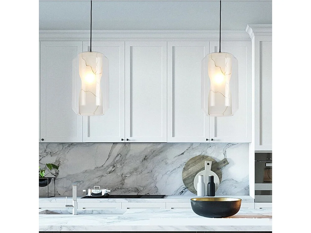 Lampada Toolight App909-1Cp Marble 18Cm Transparent