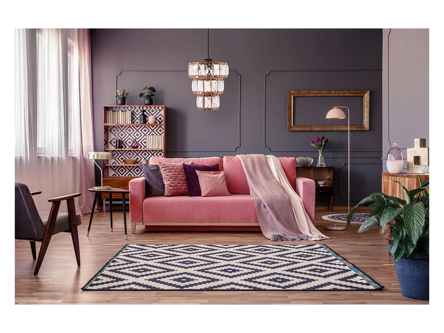 Hanglamp Toolight App1104-1Cp Rose Gold