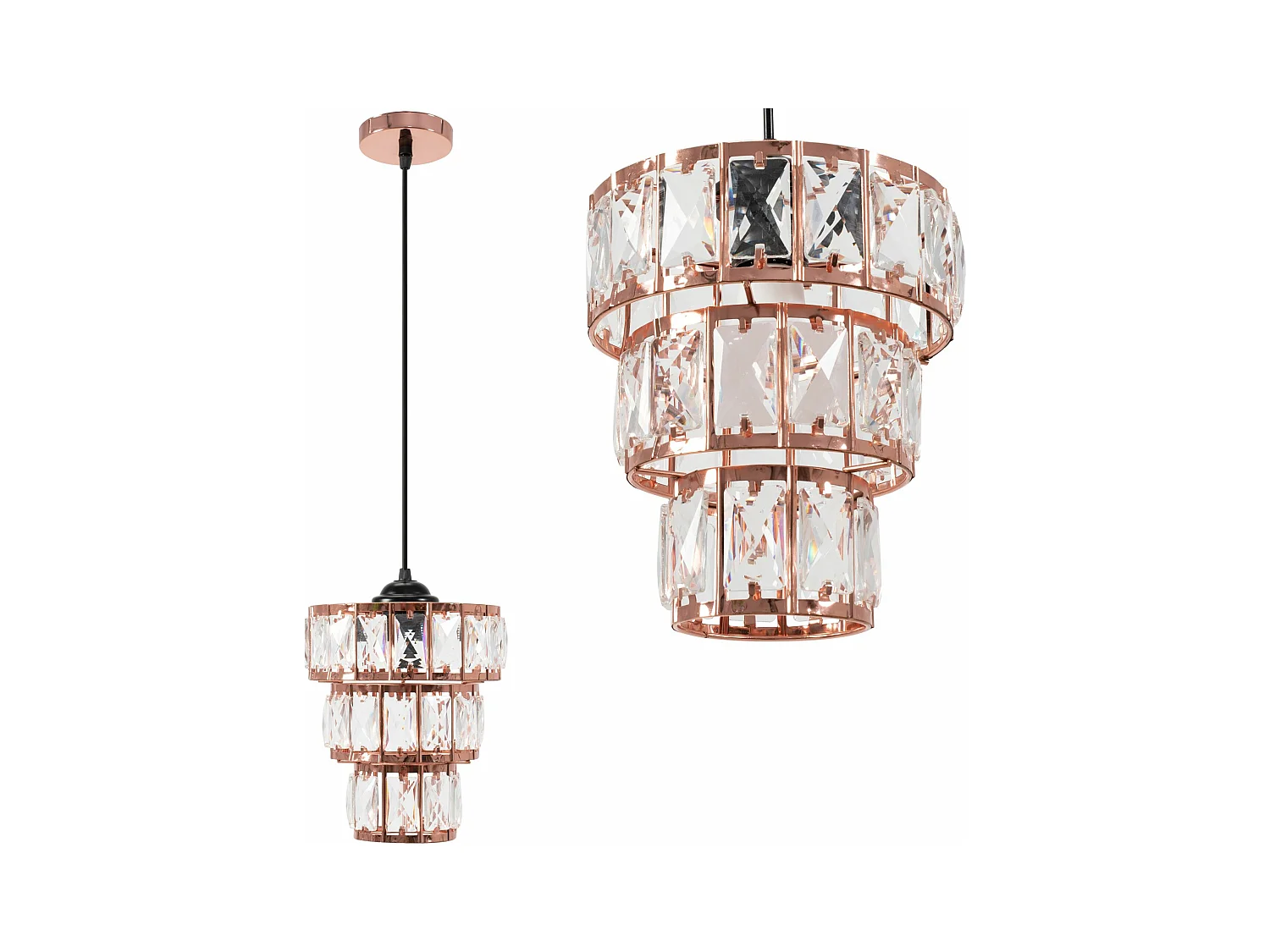 Lampe Suspendue Toolight App1104-1Cp Rose Gold