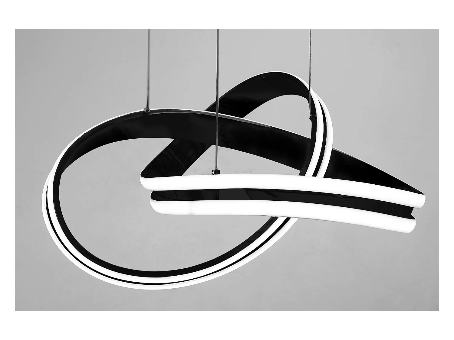 Lampe Suspendue Toolight Led App817-Cp Ring Black