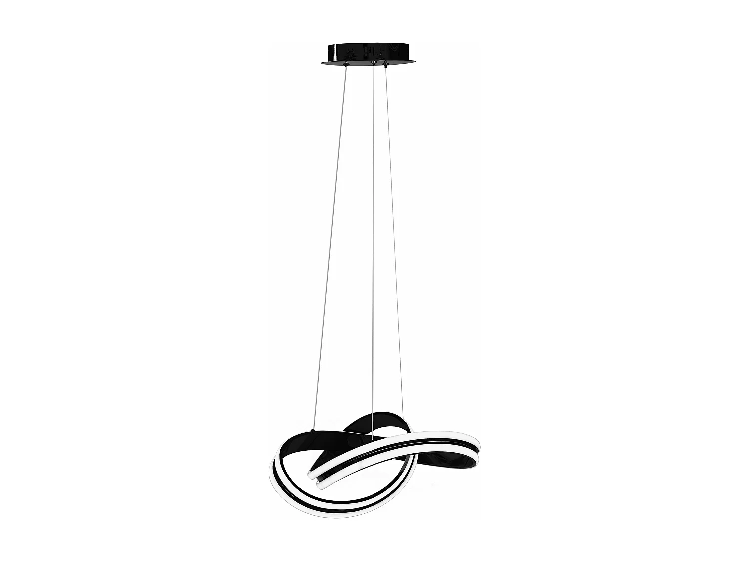 Lampe Suspendue Toolight Led App817-Cp Ring Black