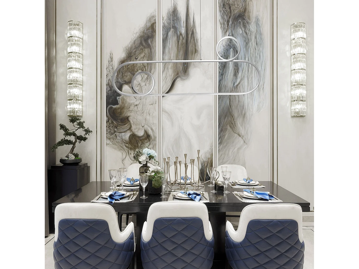 Lampe Suspendue Toolight Led App810-Cp Chrome