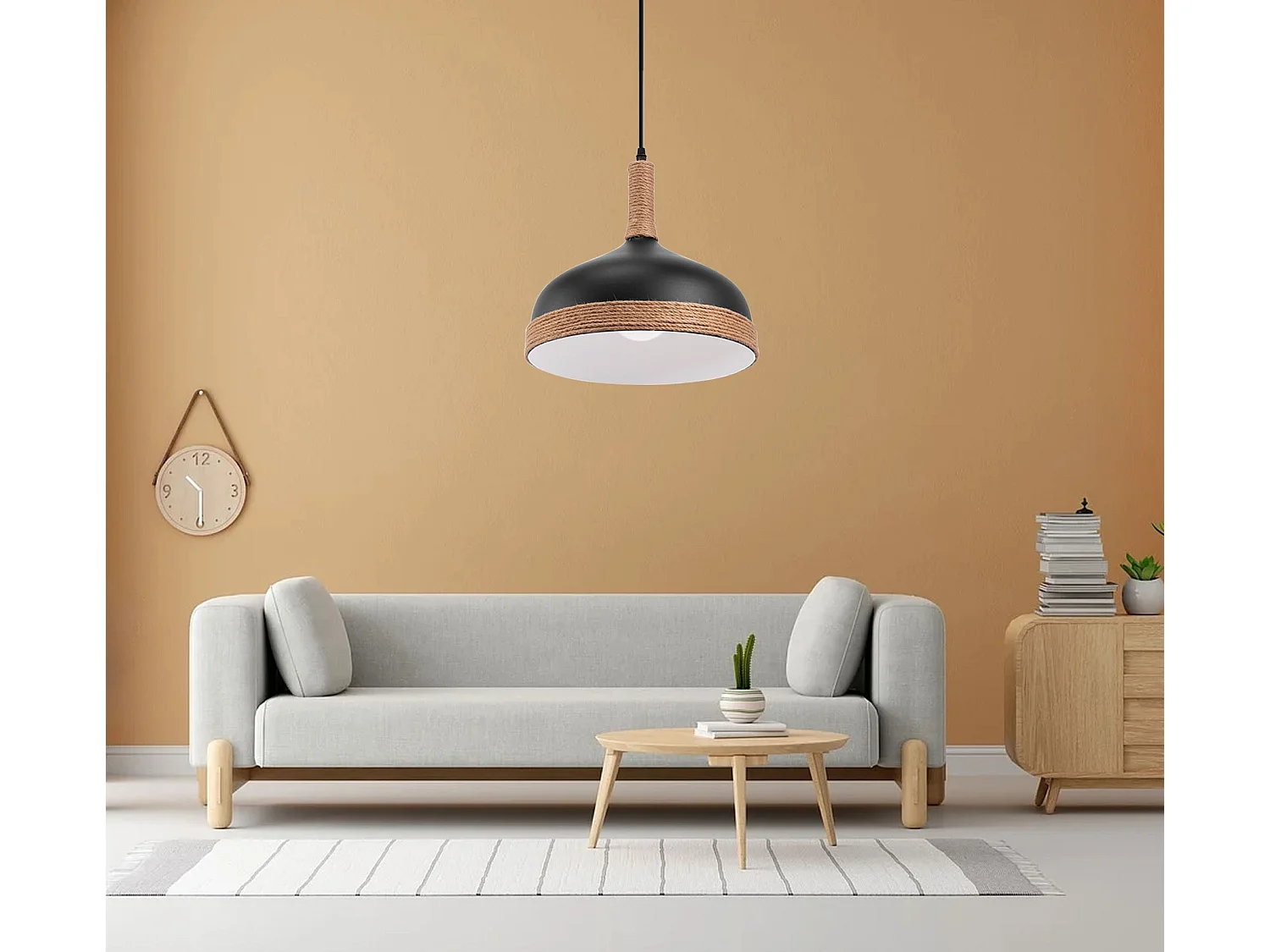 Lampe Suspendue Toolight App1421-1Cp Black