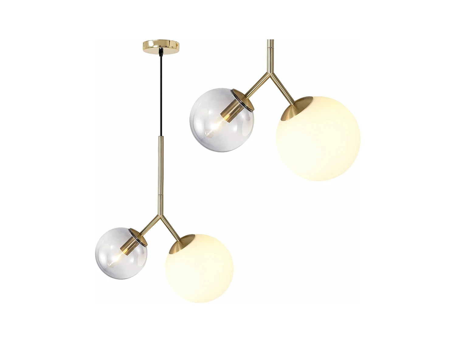 Hängelampe Toolight App1013-2Cp Gold