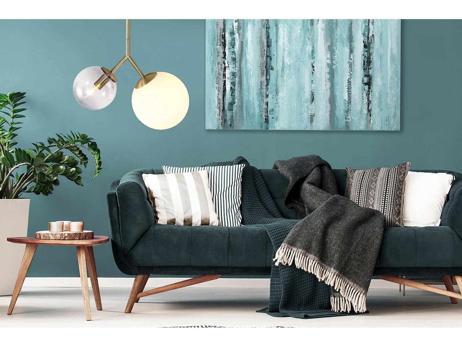 Lampe Suspendue Toolight App1013-2Cp Gold