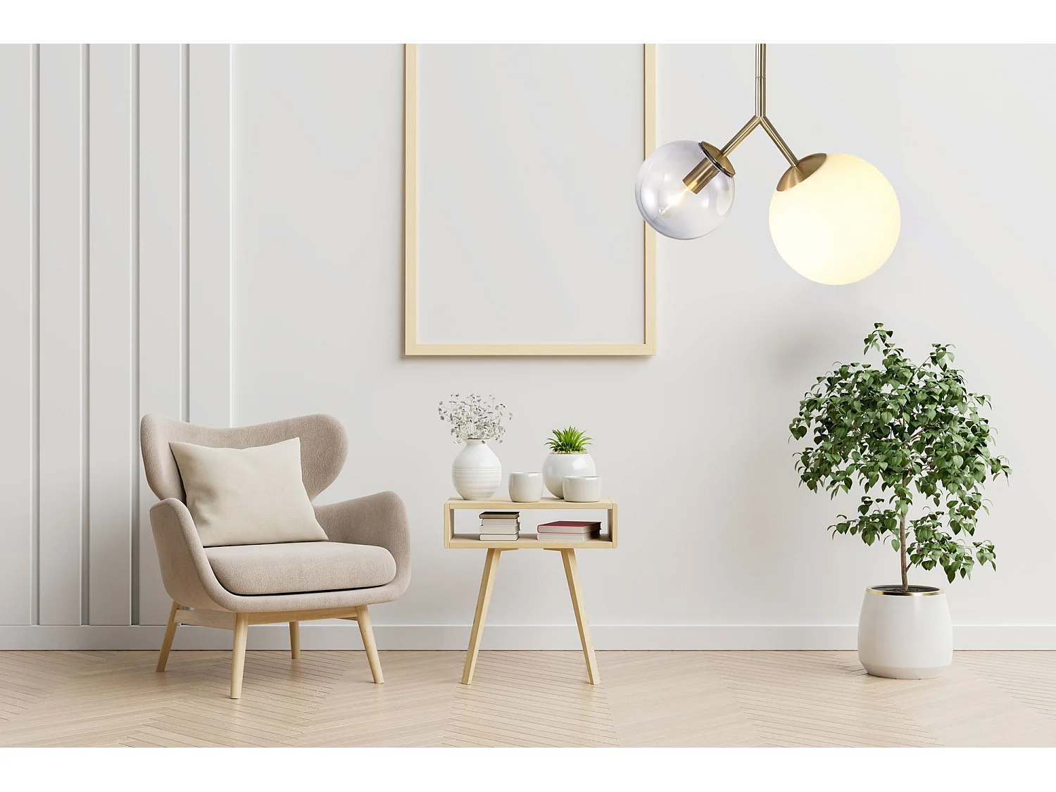 Lampe Suspendue Toolight App1013-2Cp Gold