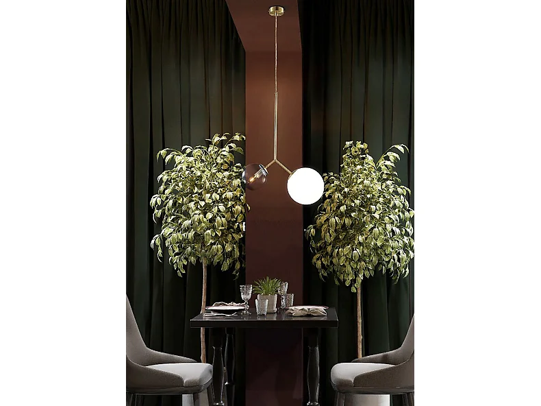 Lampe Suspendue Toolight App1013-2Cp Gold