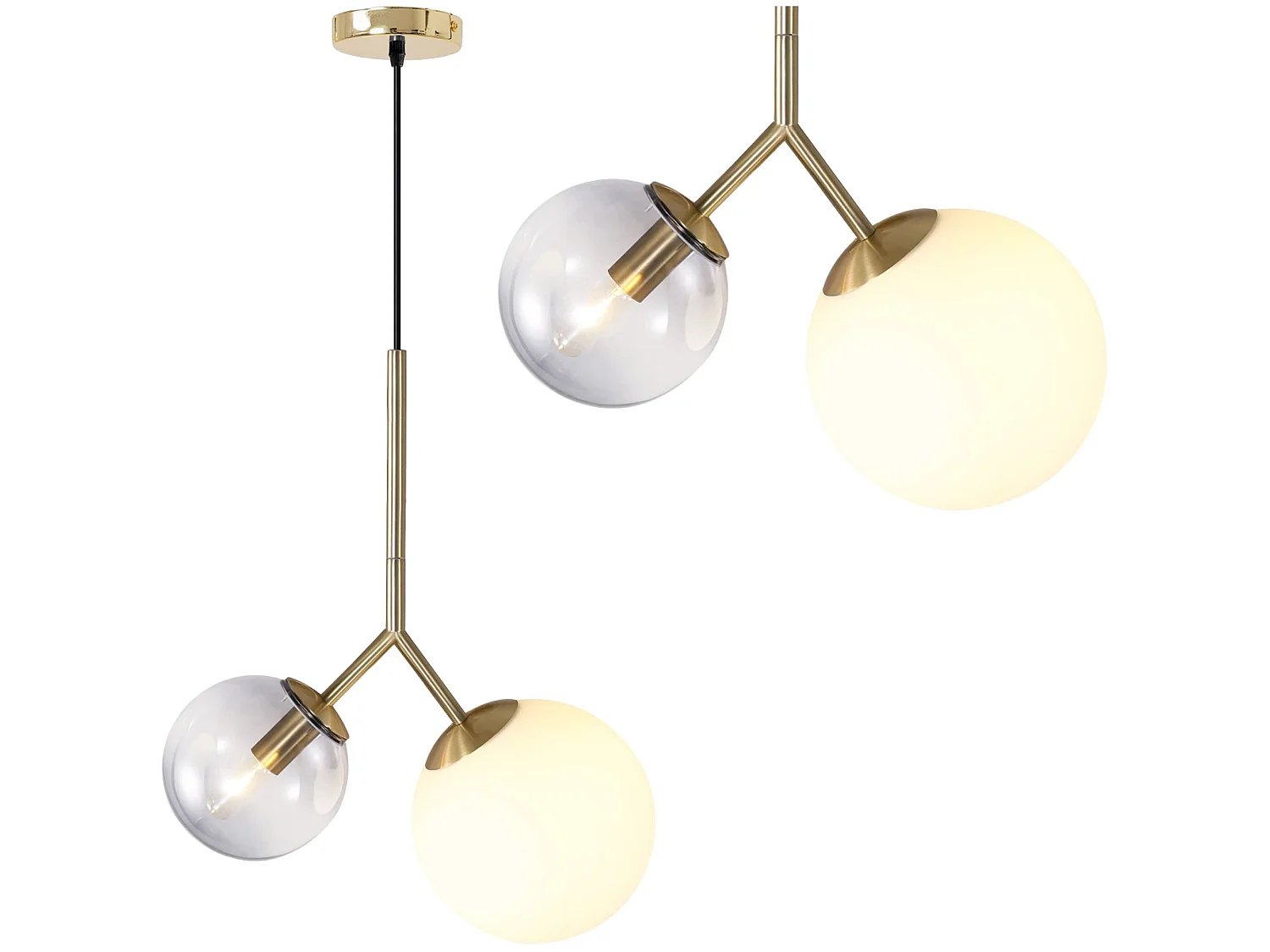 Lampe Suspendue Toolight App1013-2Cp Gold