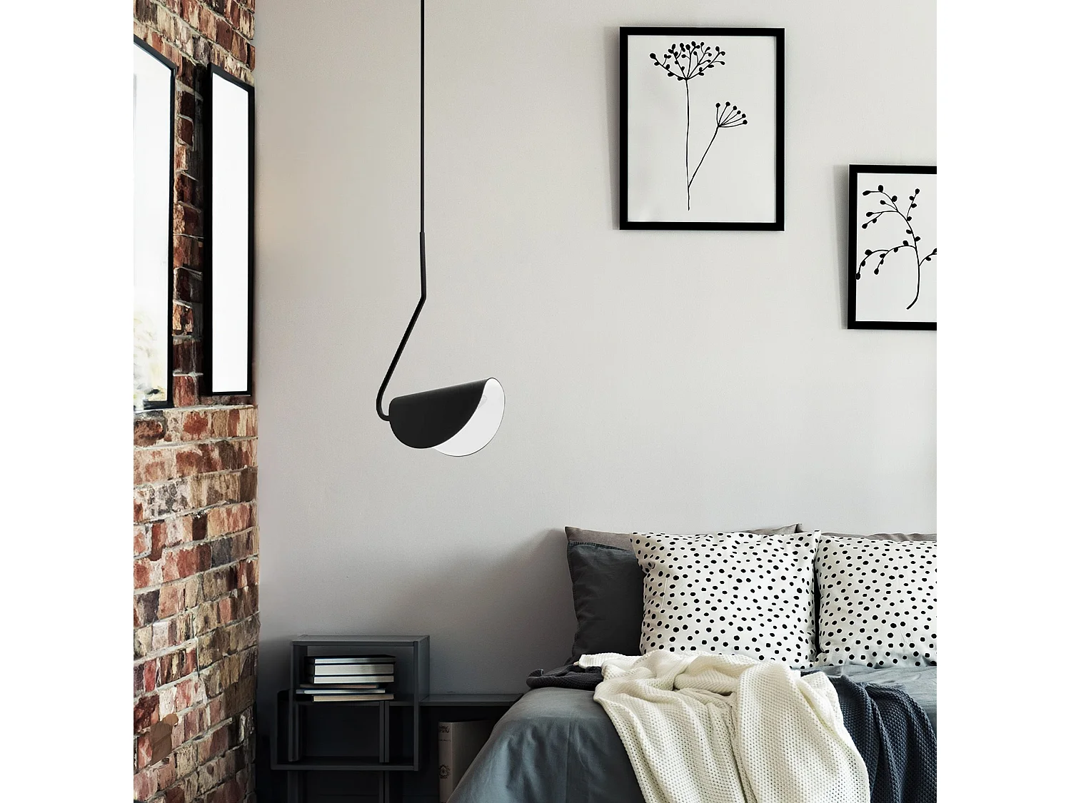 Lámpara Toolight App1263-1Cp Black