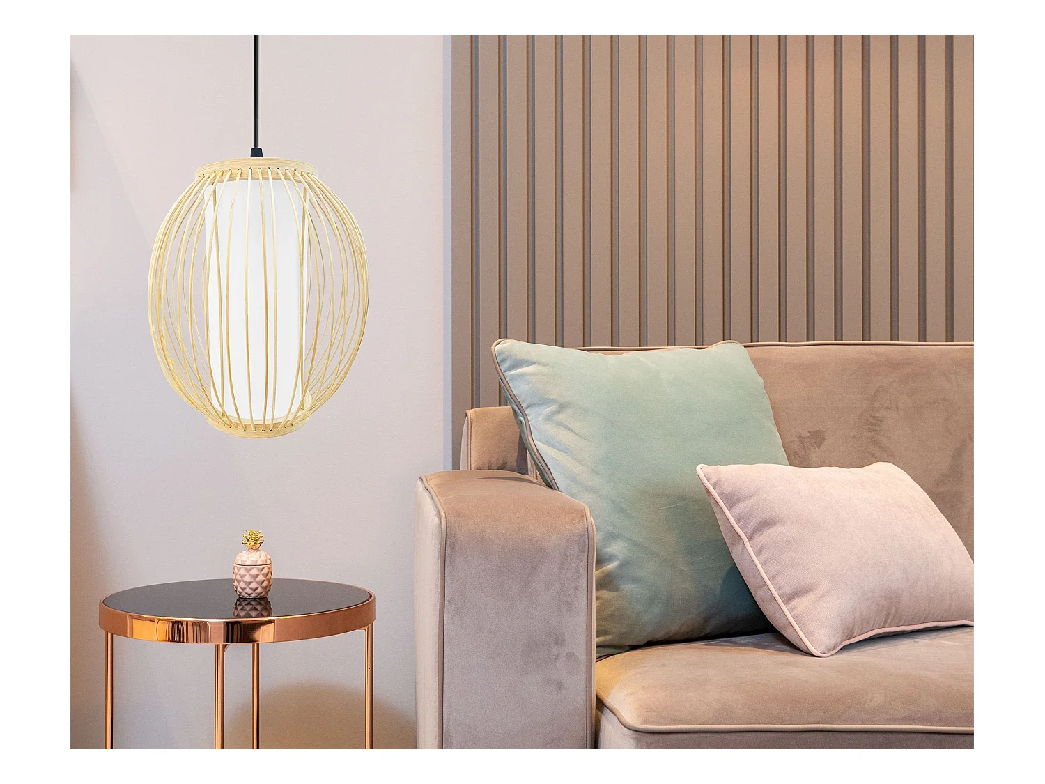 Lampe Suspendue Toolight App1634-1Cp Brown