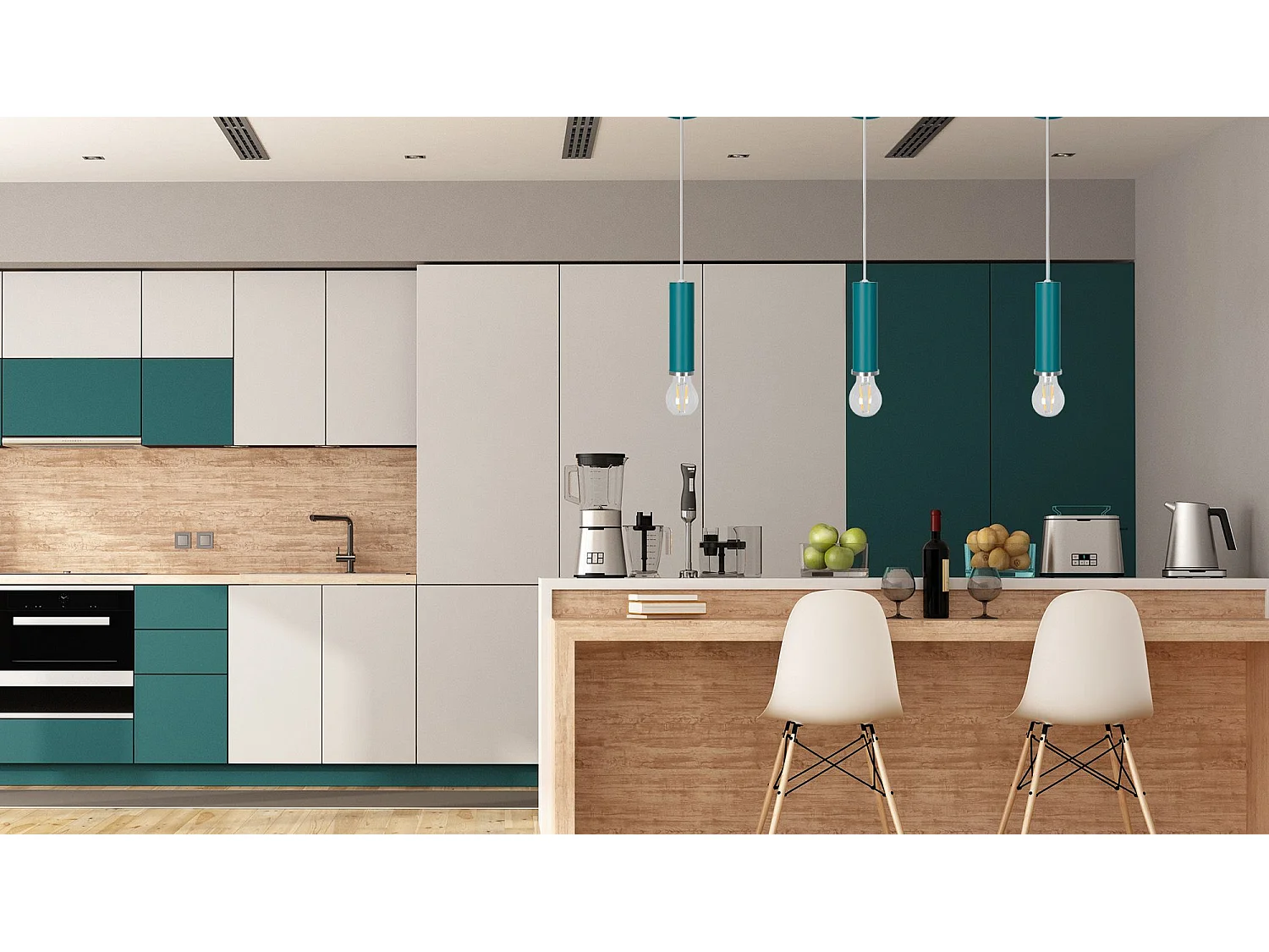 Hängelampe Toolight App108-1Cp A Osti Blue Gold