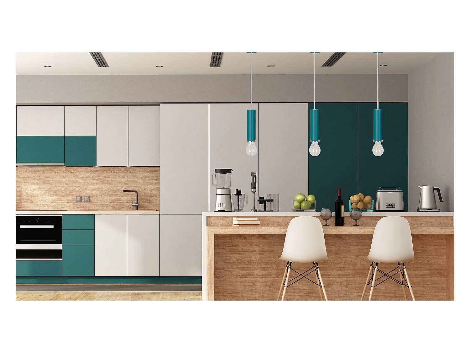 Lampada Toolight App108-1Cp A Osti Blue Gold