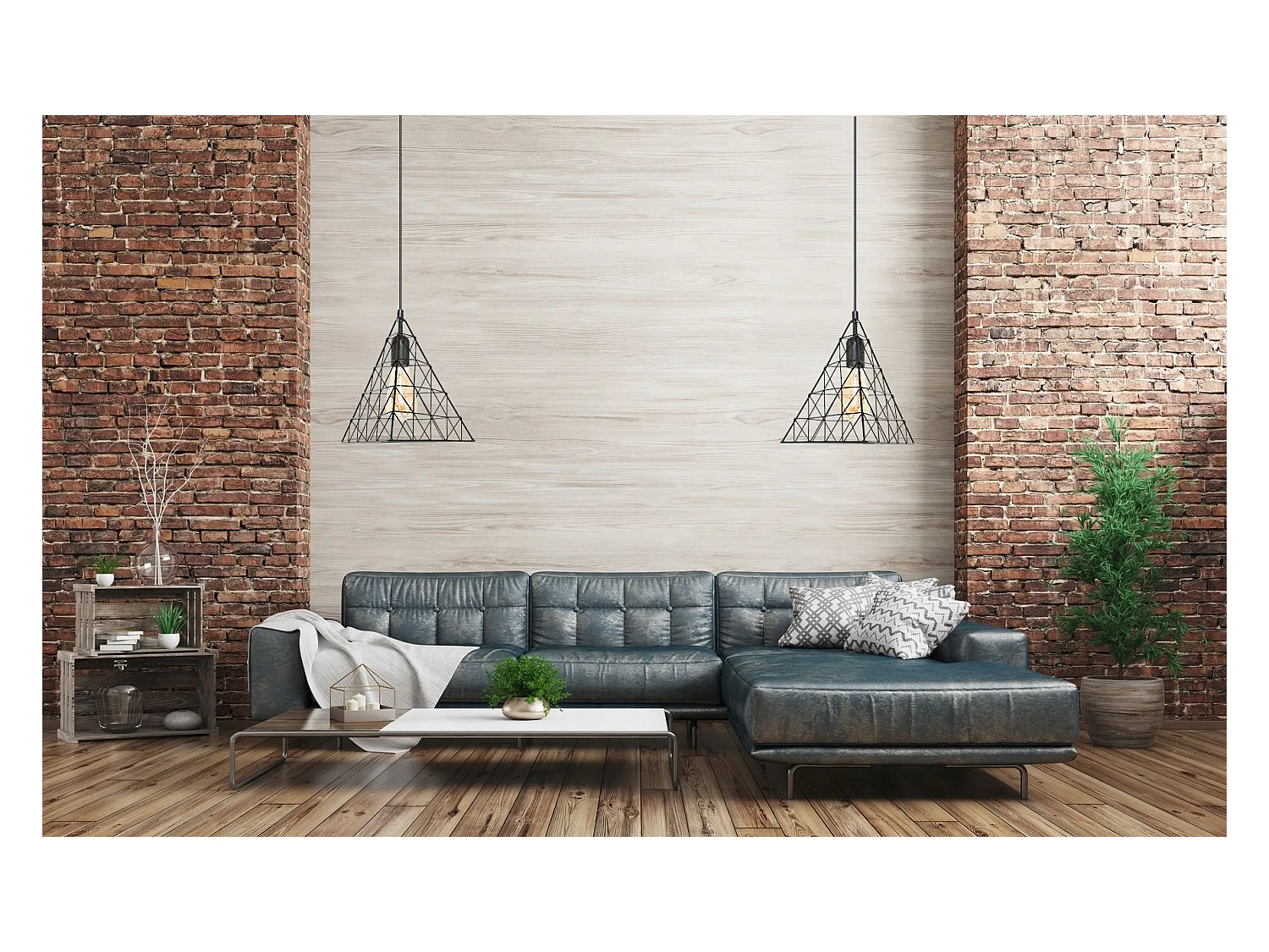 Lampe Suspendue Toolight Lh2058 Black