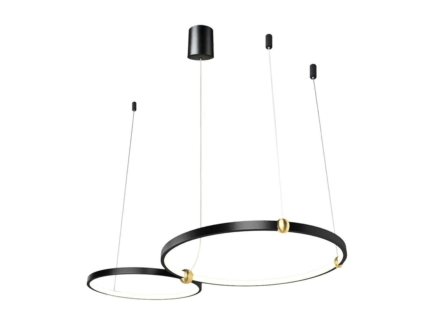 Lampe Suspendue Toolight App763-30-50 Ring Black