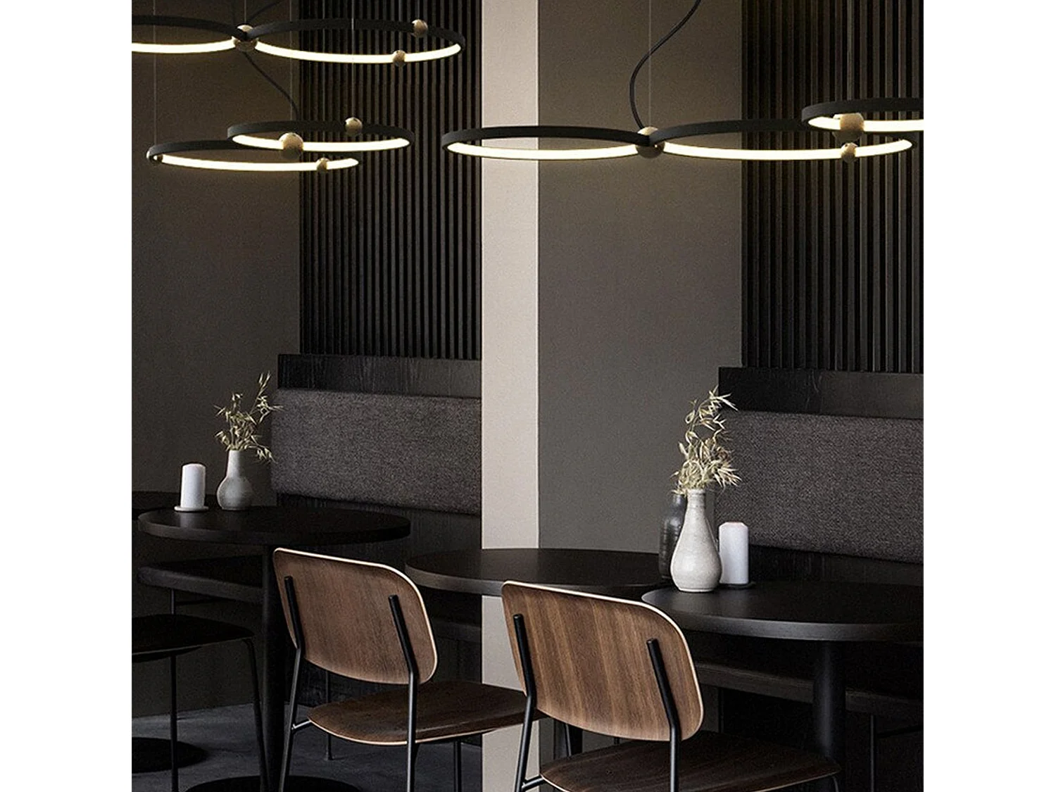 Lampe Suspendue Toolight App763-30-50 Ring Black