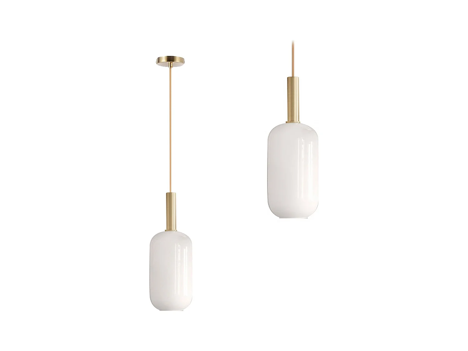 Lampe Suspendue Toolight App667-1Cp Gold White
