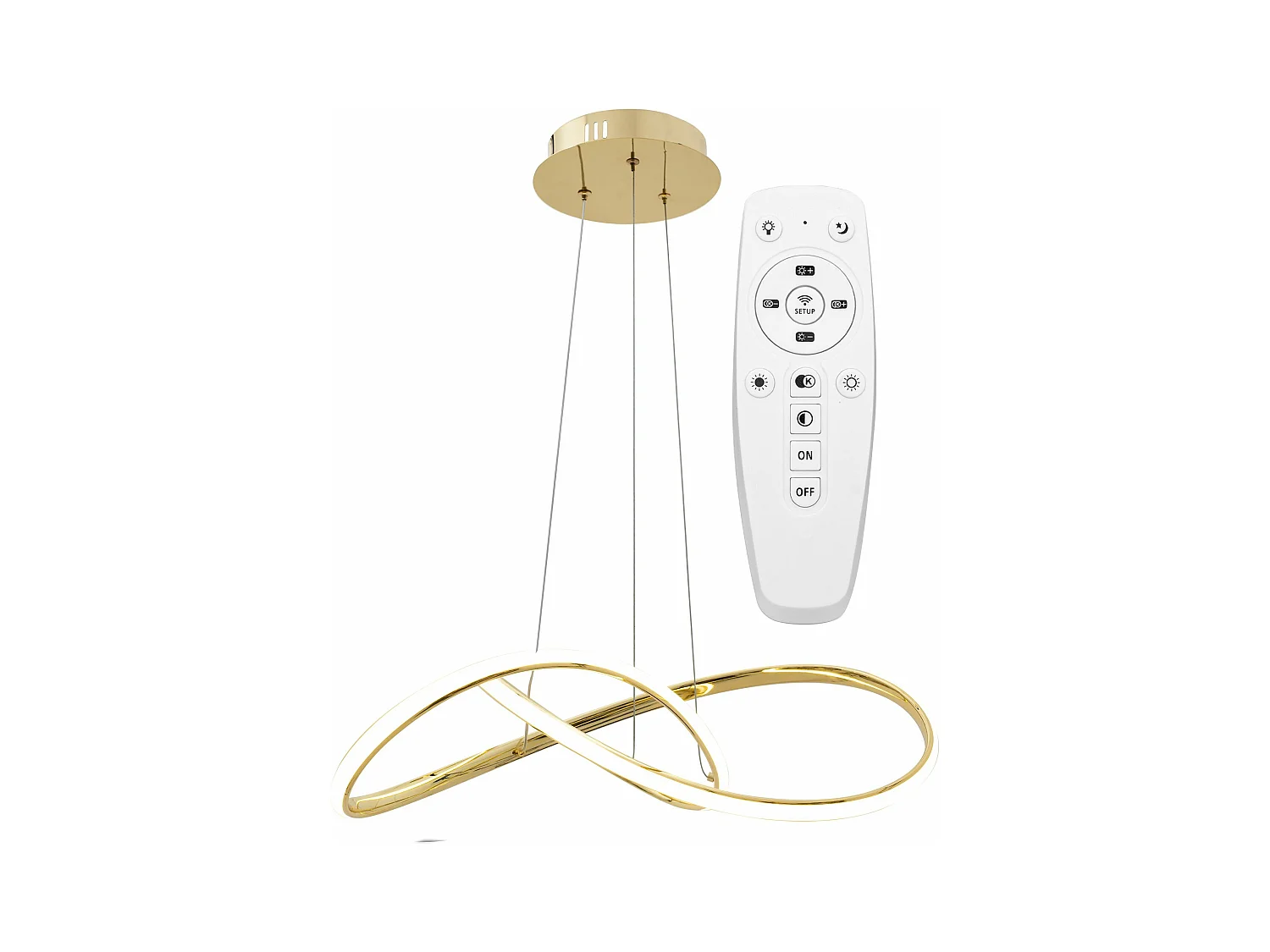 Lampe Suspendue Toolight App394-Cp Gold