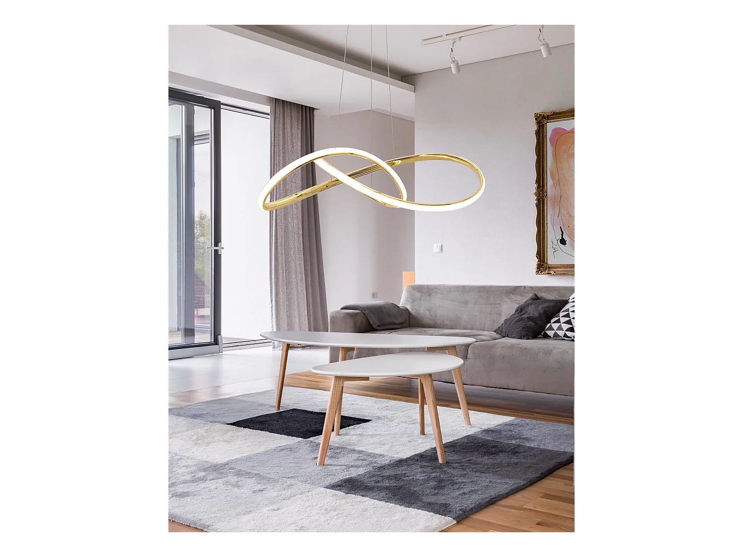 Hängelampe Toolight App394-Cp Gold